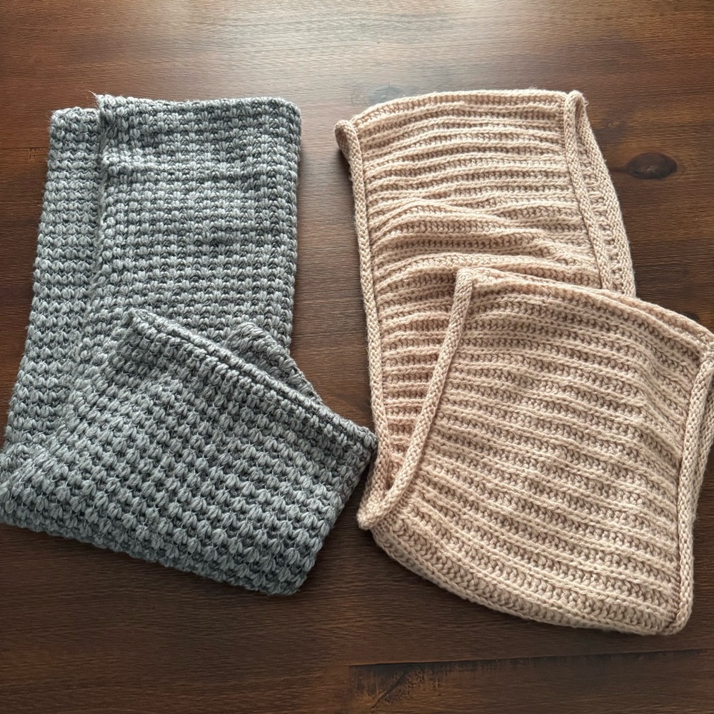 TWO Women’s ALDO Knitted Scarves